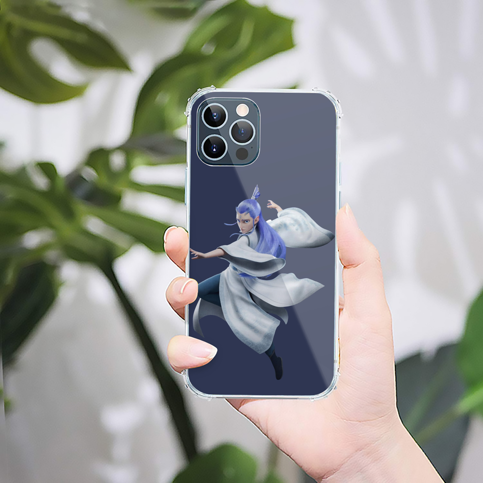 （画像用） Ne Zha 2 ナタ 魔童の大暴れ 【iPhone 12シリーズ対応】透明スマホケース（クリアソフトケース）